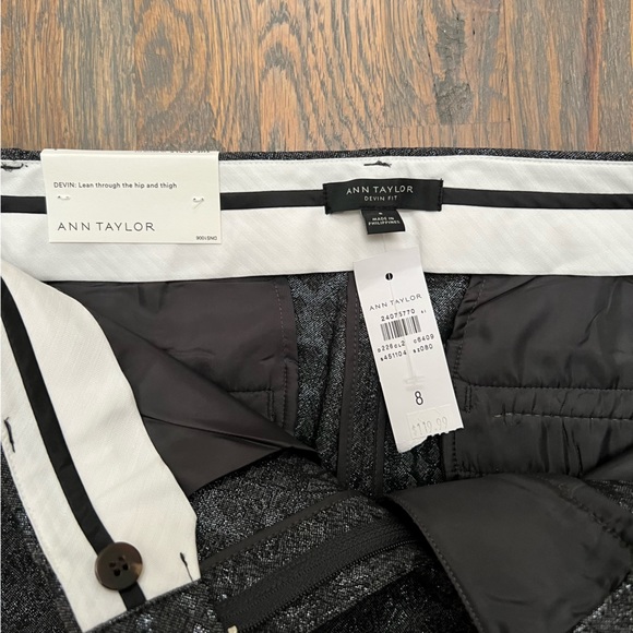Ann Taylor Dark Gray Ankle Pant (Devin Fit) - Picture 2 of 12
